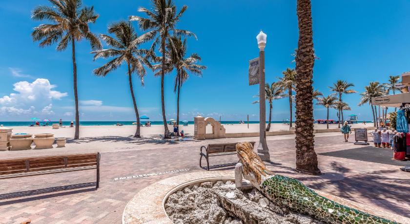 Stylish Private Beach Condo In Hollywood Fl, 3Min Walk To Hollywood Beach Kültér fotó